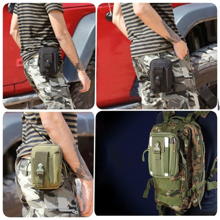 Outdoor Tactical Waist Bag Durable For Hiking Camping Travel Sports Use