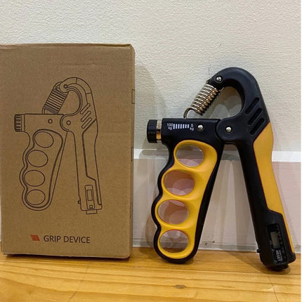 Adjustable Hand Grip Strengthener with Counter Forearm Finger Exerciser Trainer