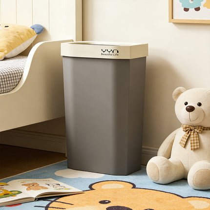 40L Large Capacity Garbage Bin Trash Can Kitchen Bathroom Bin Waste Bin Durable