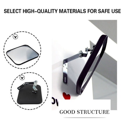 Square Convex Mirror Safety Mirror Blind Spot Mirror High-Quality School Office