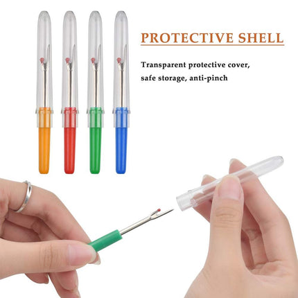 20 PCS Seam Ripper With Safety Lid Sewing Stitch Cutter Embroidery Craft Durable