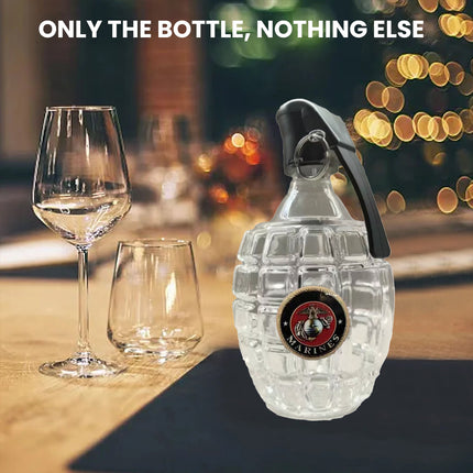 Creative Whiskey Bottle Clear 300ml Home Bar Decor Whiskey Lovers Gift Leak Proof