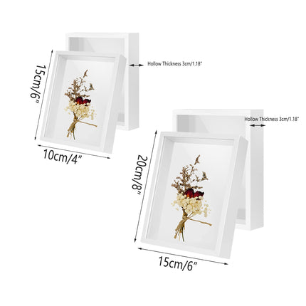 4pcs Shadow Box Photo Frame Deep Picture Display Wall Art Craft Hanging Frame