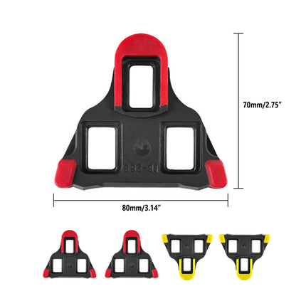 2 Pairs Bicycle Cycling Self Locking Pedals Lightweight Durable Anti-Slip