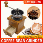 Vintage Manual Coffee Bean Grinder Classic Hand Coffee Machine Retro Grinding
