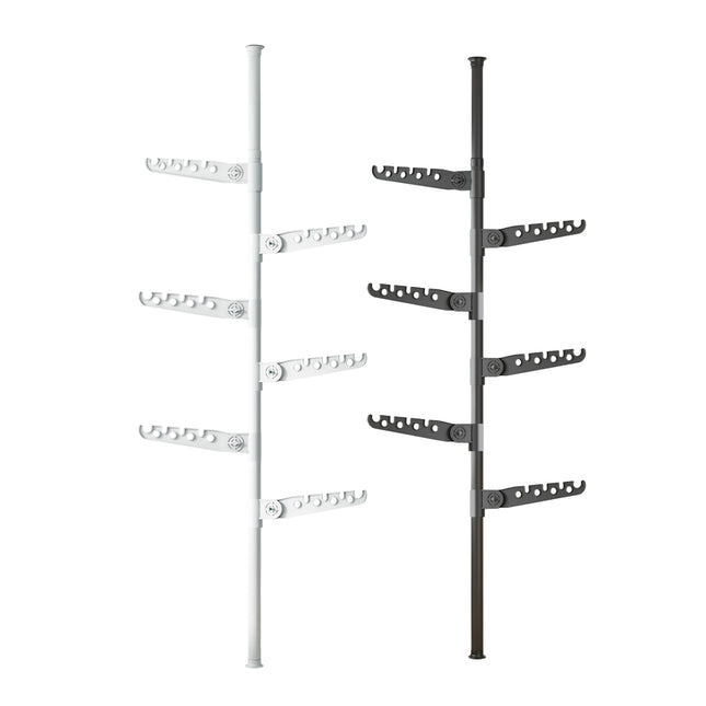 Adjustable Height 1.1-3.1m Standing Clothes Rack Stable Space Saving Daily Use