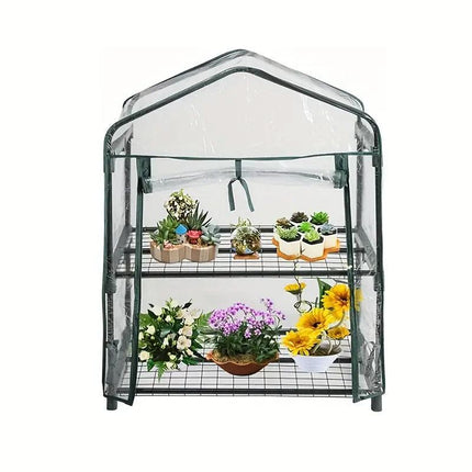 PVC Garden Conservatory Cover Plant Greenhouse Heating Tent Durable Weatherproof