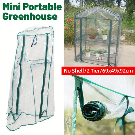 PVC Garden Conservatory Cover Plant Greenhouse Heating Tent Durable Weatherproof