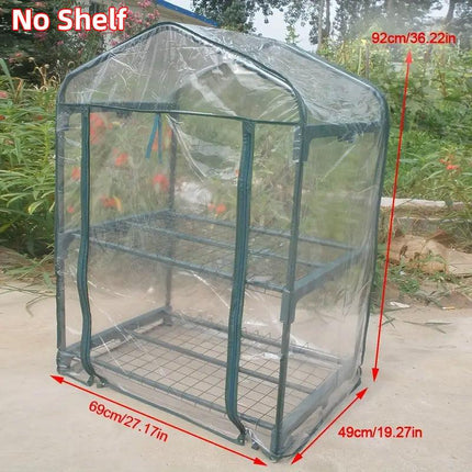 PVC Garden Conservatory Cover Plant Greenhouse Heating Tent Durable Weatherproof