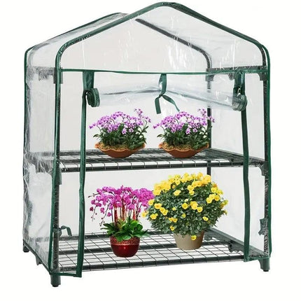 PVC Garden Conservatory Cover Plant Greenhouse Heating Tent Durable Weatherproof