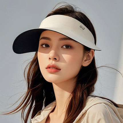 Foldable Sun Visor Hat Lightweight Breathable Wide Brim for Outdoor Summer Activitie