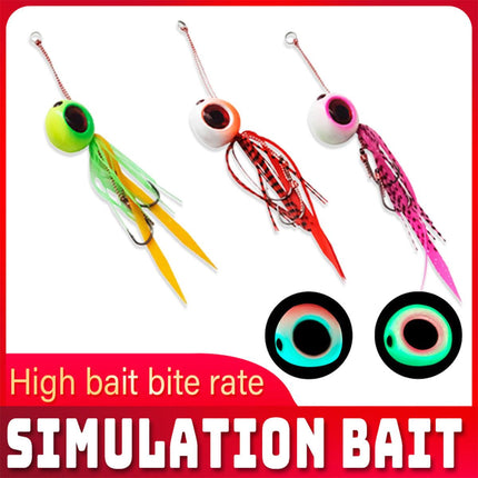 Luminous Fishing Lures Glow Fake Lures Bright Artificial Baits for Night Fishing