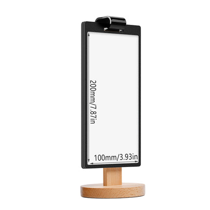 Wooden Tabletop Menu Holder Stand 20x10cm for Restaurant Cafe Bar Menu Display