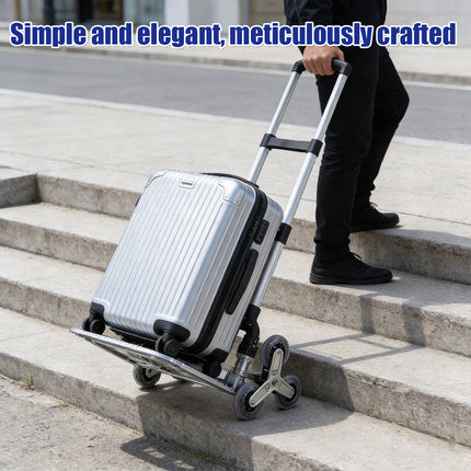 Folding Hand Truck Cart with Wear-Resistant Wheels Large Capacity Portable