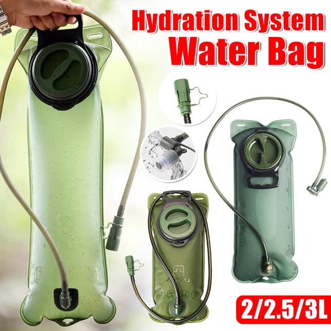 Hydration Bladder Water Bag 2L 2.5L 3L Outdoor Hiking Camping Cycling Pack