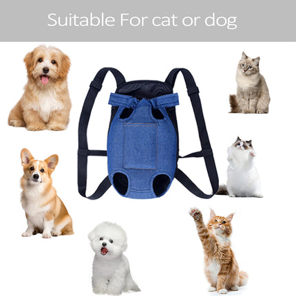 Pet Outdoor Backpack Breathable Anti Scratch for Cats Dogs Travel Hiking Use