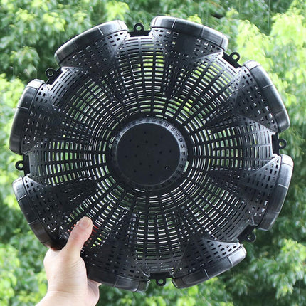 Eight Hole Eel Cage Ground Fish Trap Lobster Fishing Net Foldable Crab Catcher