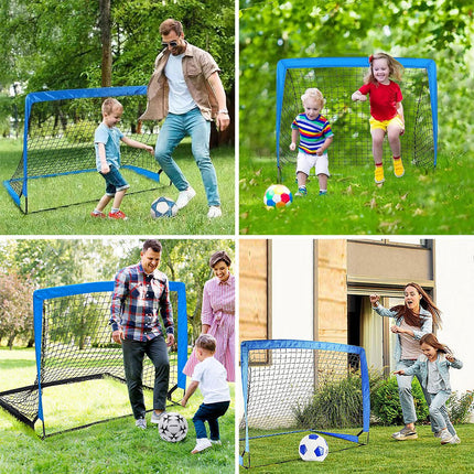 Portable Soccer Goal Net Indoor Outdoor Sports Football Training Gate Set