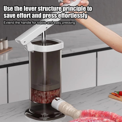 2L Handmade Household Manual Pressing Sausage Making Tool Sausage Stuffer Meat