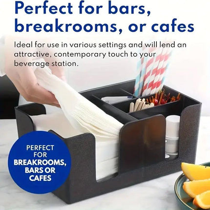 6 Compartments Multifunctional Organizer Bar Clutter Storage Organizer for Home