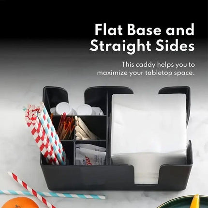 6 Compartments Multifunctional Organizer Bar Clutter Storage Organizer for Home