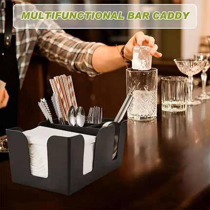 6 Compartments Multifunctional Organizer Bar Clutter Storage Organizer for Home