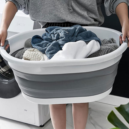 Foldable Laundry Basket Collapsible Washing Clothes Bin with Handles for Home