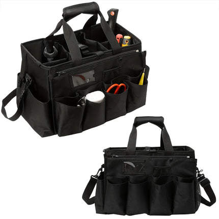 Multi Function Large Capacity Cleaning Tool Storage Bag with Adjustable Strap