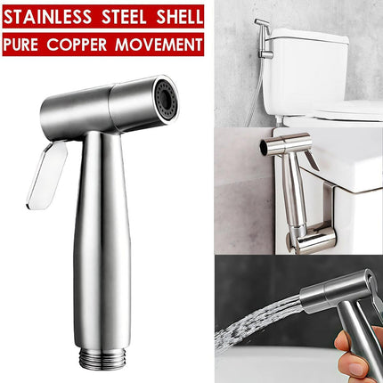 Hand Sprayer Kit Bidet Toilet Spray Shattaf Shower Head Hose Diverter