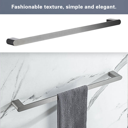 Bathroom Towel Rack Wall Mounted Stainless Steel Bath Towel Holder For Storage