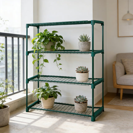4 Tier Outdoor Plant Stand Garden Flower Shelf Heavy Duty Rack Patio Decor Use