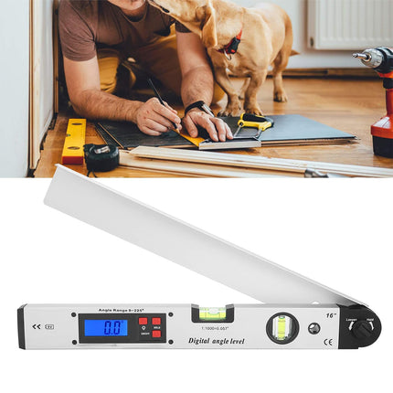Aluminum Alloy Digital Angle Ruler Level Tool High Precision for Construction