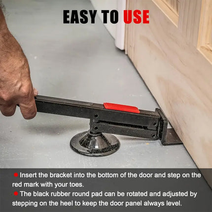 Wooden Door Installation Tool Foot Door Lifter Quick Fitting Auxiliary Stand