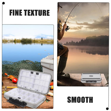 Fishing Tackle Box Storage Box Compartments Waterproof Portable for Lures Hooks