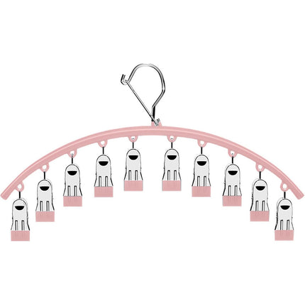 3PCS Windproof Clothes Drying Rack Balcony Hanger Pantyhose Underwear Clips