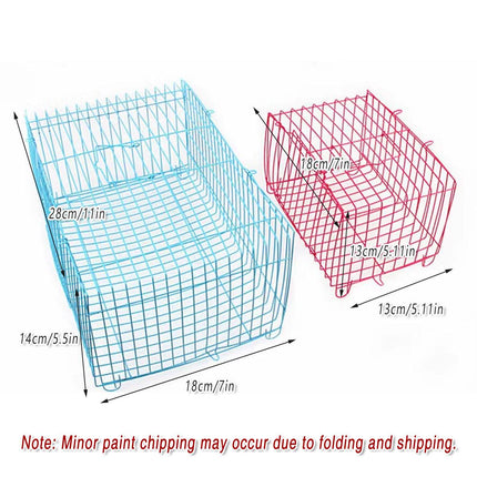 Small Bird Transport Collapsible Cage Travel Pet Carrier Portable Folding Cage