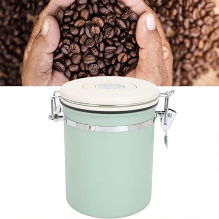1.5L or 1.8L 304 Stainless Steel Airtight Jar with Vent Valve For Coffee Bean Tea