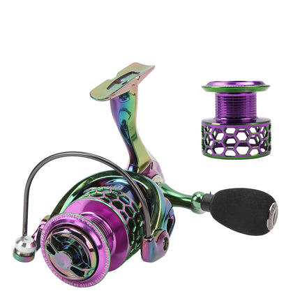 Fishing Spinning Reel 6 Sizes Line Wheel Smooth Gear Tackle Freshwater Saltwater