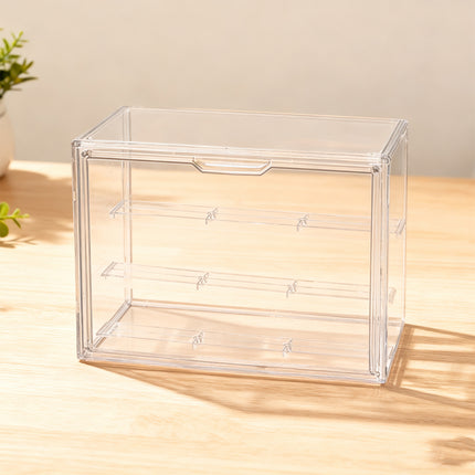 Dustproof Transparent PET Figure Display Box 3 Tier Detachable for Collection