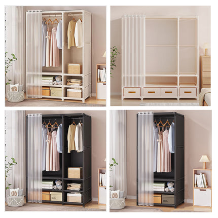 Multi-Function Clothes Storage Rack for Home Bedroom Space Saving Durable