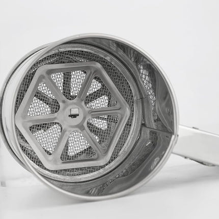 Stainless Steel Handheld Flour Sieve Home Filter Mesh Sieve Baking Tool Durable