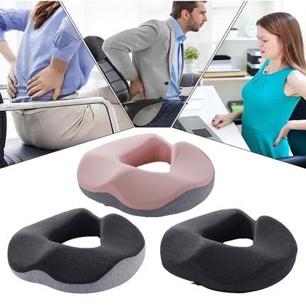 Memory Foam Ergonomic Seat Cushion for Long Sitting Office Home Car Chair