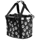 Bicycle Basket Bag Folding Handlebar Storage Carrier Detachable Bike Basket