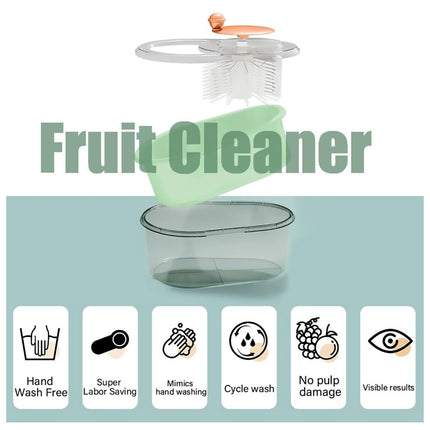 Manual Vegetable Fruit Cleaner Basket Washing Kitchen Food Cleaning Tool Use