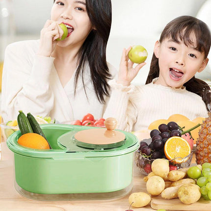Manual Vegetable Fruit Cleaner Basket Washing Kitchen Food Cleaning Tool Use