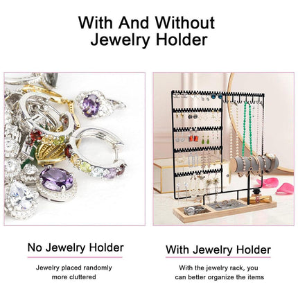 Jewelry Display Rack Earrings Organizer Stand for Jewelry Hangers Storage Holder