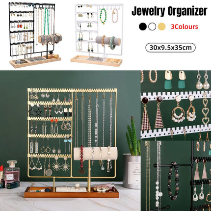 Jewelry Display Rack Earrings Organizer Stand for Jewelry Hangers Storage Holder
