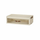 Modular Desktop Drawer Organiser Clear Door Stackable Home Office 3 Sizes
