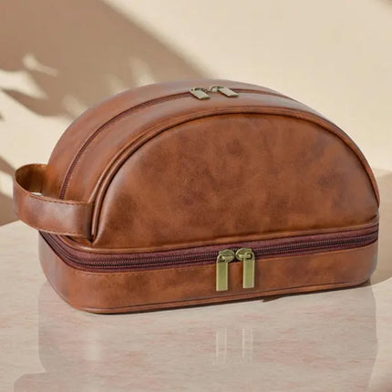 Vintage Toiletry Bag Water-proof for Travel Home Daily Cosmetic Storage Use