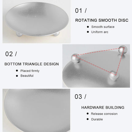 4PCS Metal Candle Holder Aromatherapy Candle Base Tray for Home Living Room